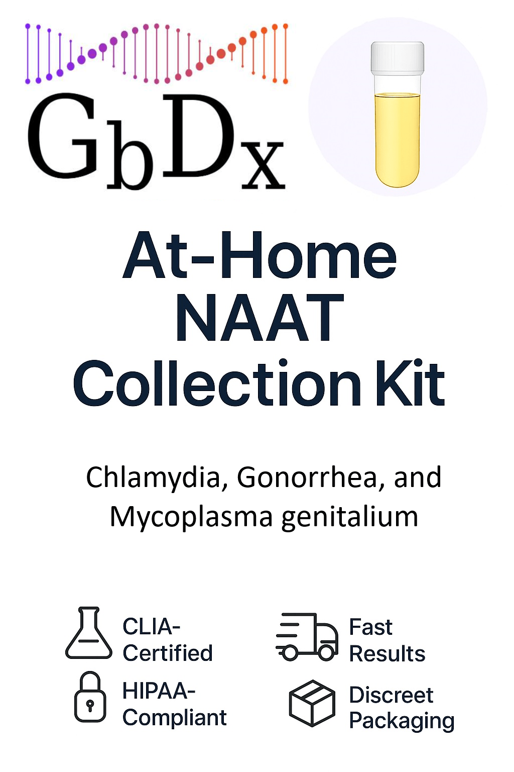 At - Home Chlamydia, Gonorrhea, and Mycoplasma genitalium Test - Genome - Based Diagnostics
