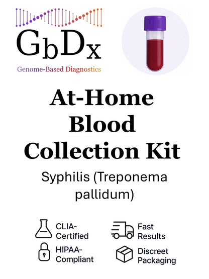 At - Home Syphilis Test - Genome - Based Diagnostics